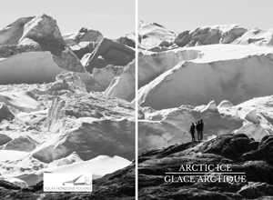 Couverture carnet de notes Glace arctique